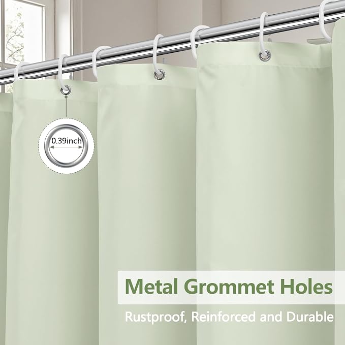 Waterproof Fabric Shower Curtain Liner - Image 5