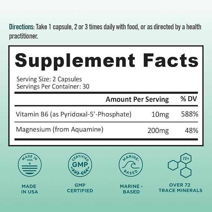 Ocean Magnesium 200mg Aquamin | More Soluble Than Magnesium Glycinate | Whole - Image 5