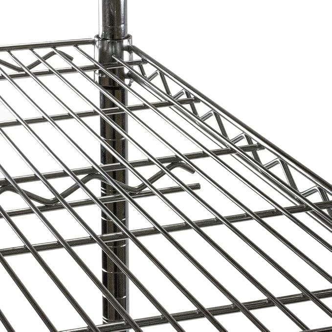 Shelving Inc. 24" d x 30" w x 54" h Chrome Wire Shelving - Image 5