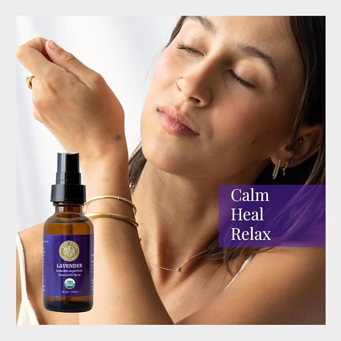 Silk Road Organic Lavender Essential Oil Spray, Lavandula Angustifolia - Image 3