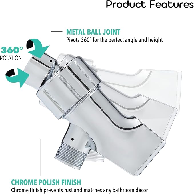 Showerhead Holder for Barumi Showerheads | Convenient Hands-Free Showering - Image 2