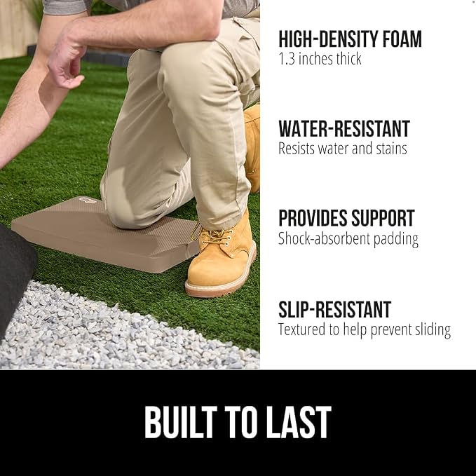 GORILLA GRIP Extra Thick Patent Pending Soft Foam Kneeling Pad, 2 PK, - Image 2