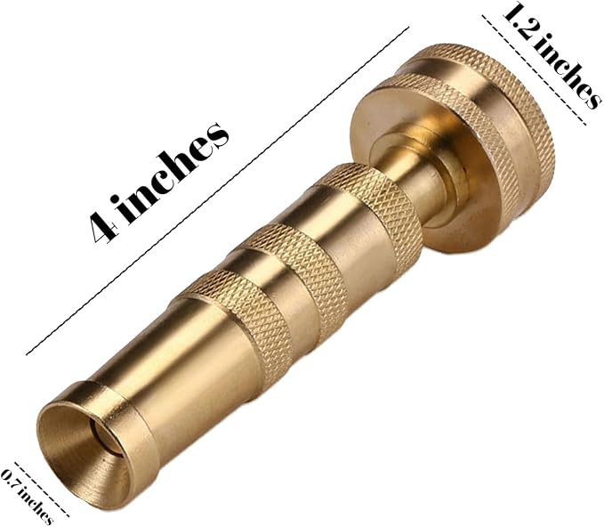 High Pressure Garden Hose Nozzle Heavy Duty Water Sprayer - Image 2
