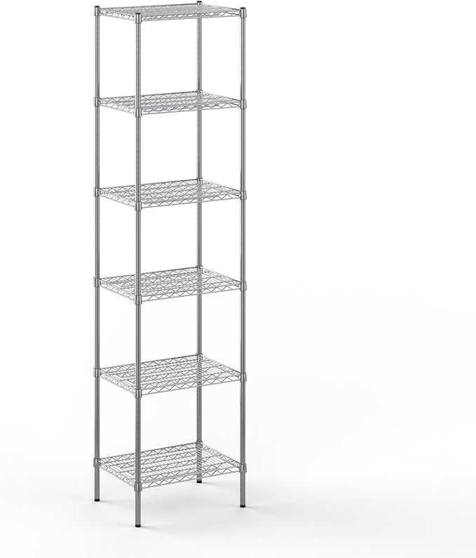 18" Deep x 24" Wide x 96" Height Wire Shelving Kit | 6-Tier | NSF Commercial by Regal+Altair