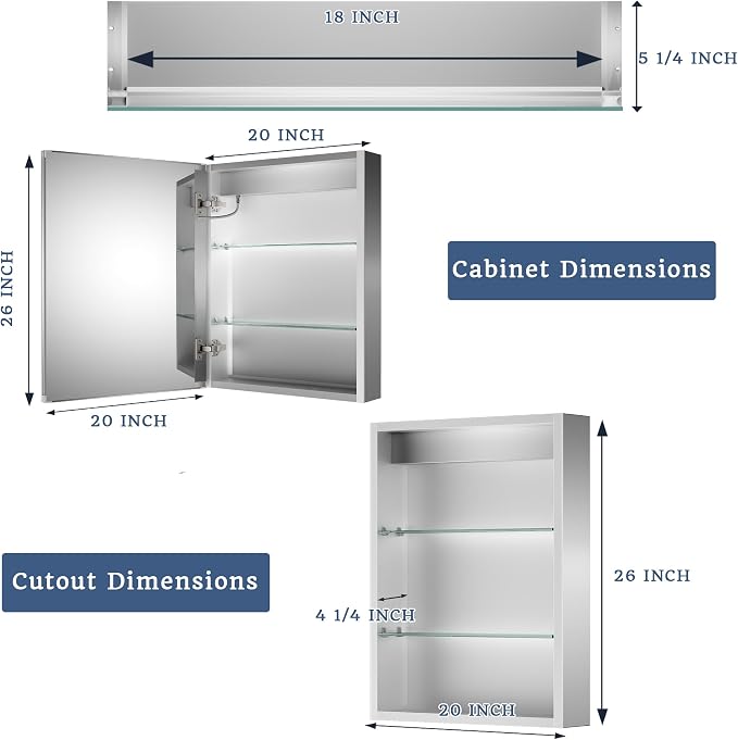 ExBrite Lighted Medicine Cabinet - Image 2