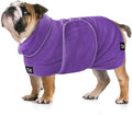 Tuff Pupper Fast Drying Dog Bath Robe | 800 GSM Plush Dog Towel by TuffPupper