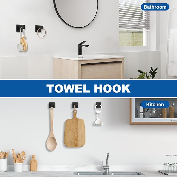 Cilee 10-Pieces Bathroom Hardware Set - Image 6