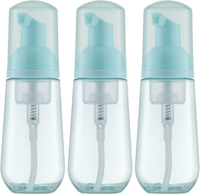 Tekson Soap Foam Bottle, Empty Travel Foaming Lash Shampoo by Tekson