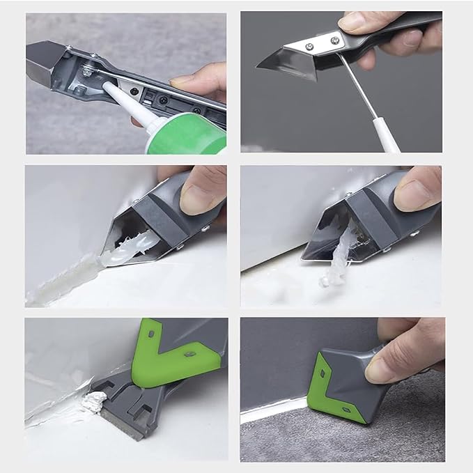 9 in 1caulk smoothingand Grouting Tool, silicone remover，Sealant Trimming and - Image 6