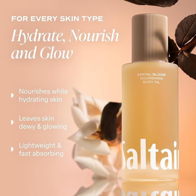 Saltair Body Oil. Luxurious Santal Bloom After Shower and Bath Oil Moisturizer - Image 5