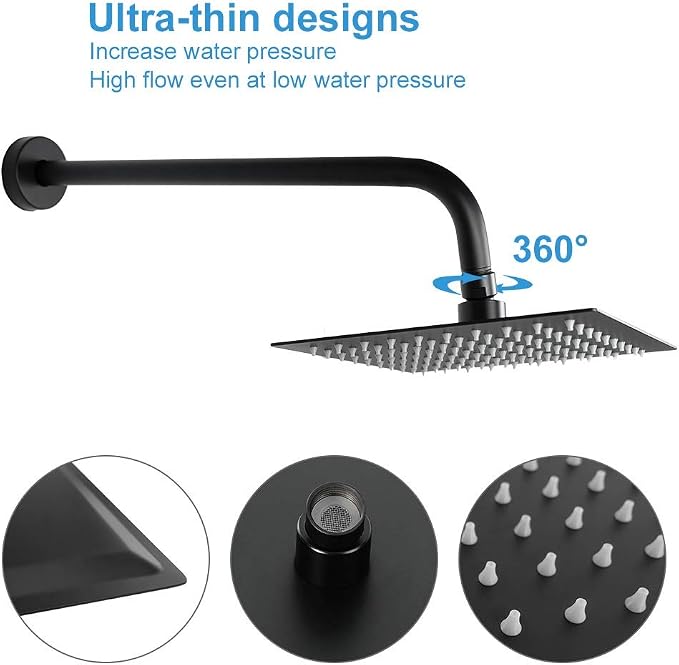 NearMoon Square Rain Shower Head - Image 3