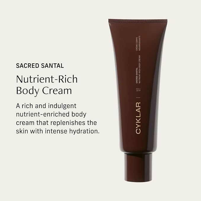 CYKLAR Nutrient Rich Body Cream. Sacred Santal Nourishing Moisturizer - Image 2