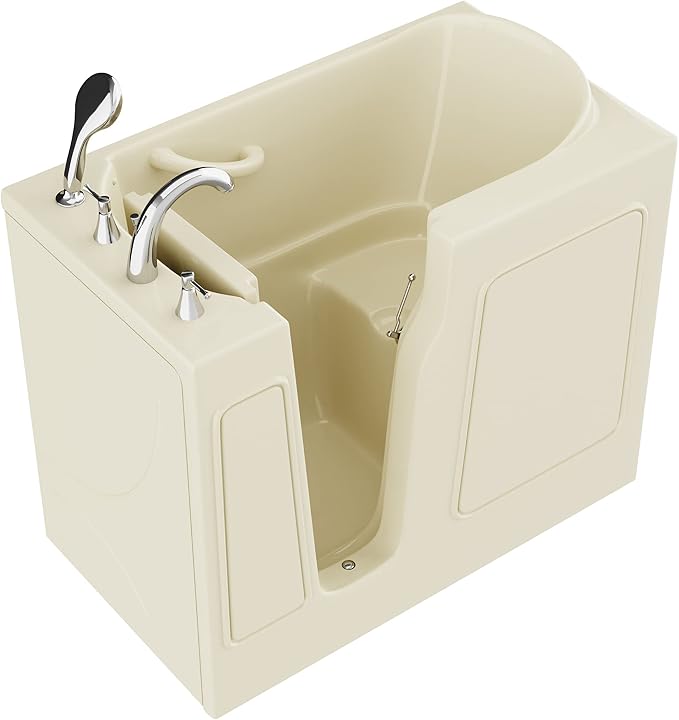 ANZZI Walk In Tub 46'' x 26" in Beige - Image 7