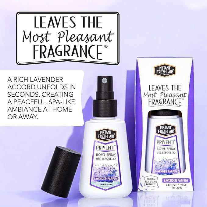 Signature PRIVENTI Toilet Spray, Lavender Parfum Bathroom Spray - Image 2