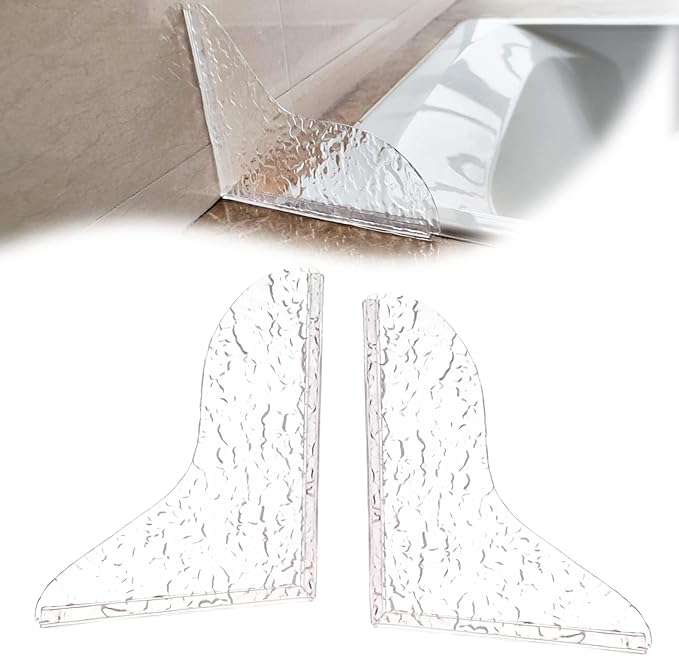 2Pack Shower Splash Guard for Bathtub, Walk in Shower Water Guard Made of by Unknown