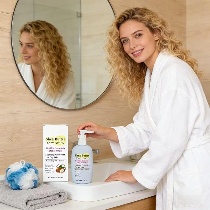 Shea Butter Body Lotion | Deep Moisturizing & Nourishing Cream | Long-Lasting - Image 2