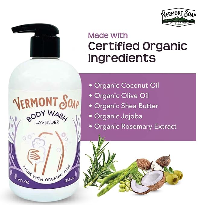 VERMONT SOAP Body Wash, Natural Body Wash - Image 5