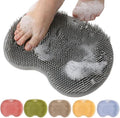 2026 New Silicone Shower Foot Scrubber Mat, Foot Back Cleaning Pad Back Washer by FWZWOZO