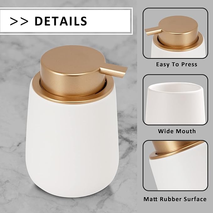 Soap Foaming Dispenser Ceramic - Image 3