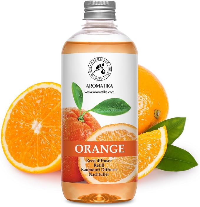 AROMATIKA Orange Reed Diffuser Refill 17 Fl Oz - Image 9