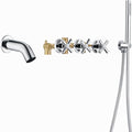 sumerain Wall Mount Tub Filler Waterfall Tub Faucet by SUMERAINFAUCETS