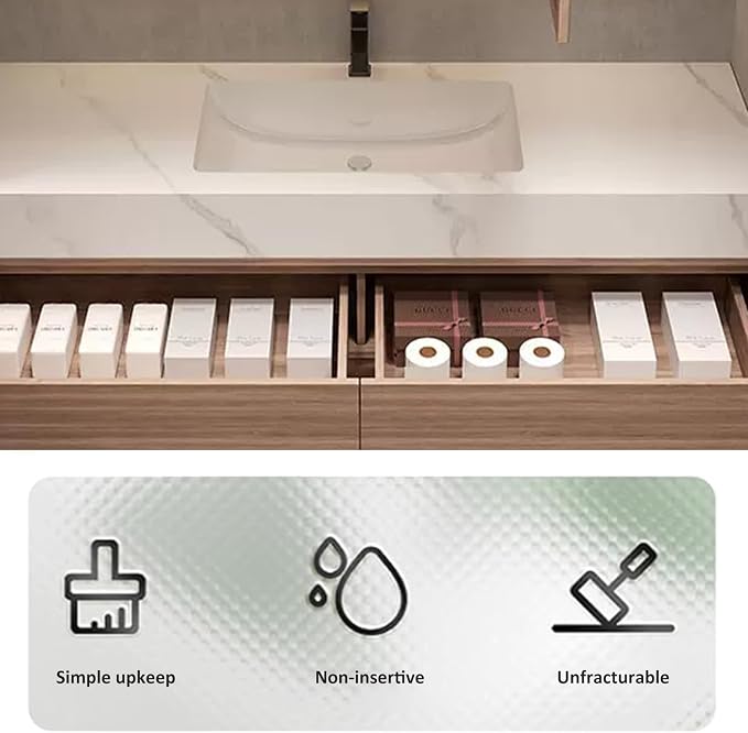 Floating Wood Bathroom Vanity - Image 3