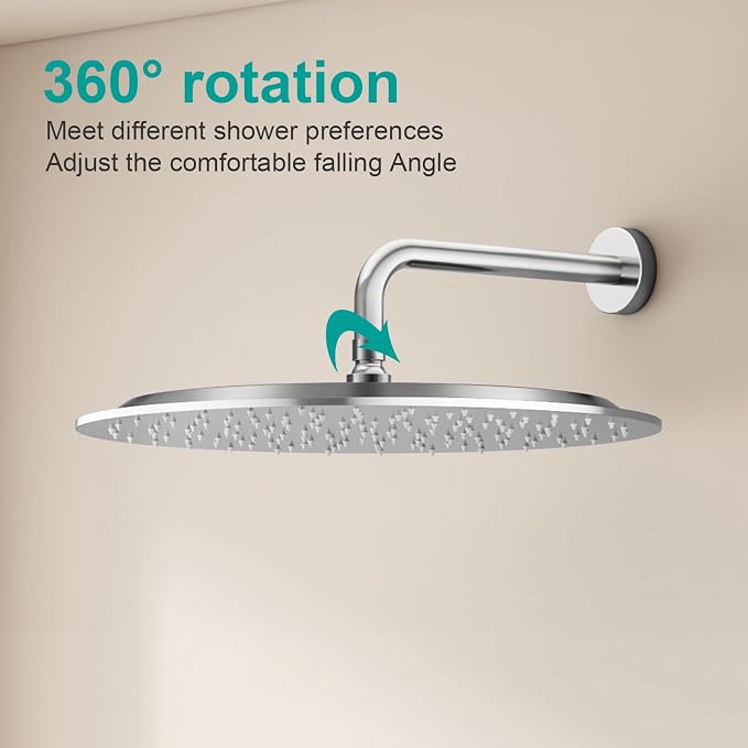 All Metal Rain Shower Head - Image 7