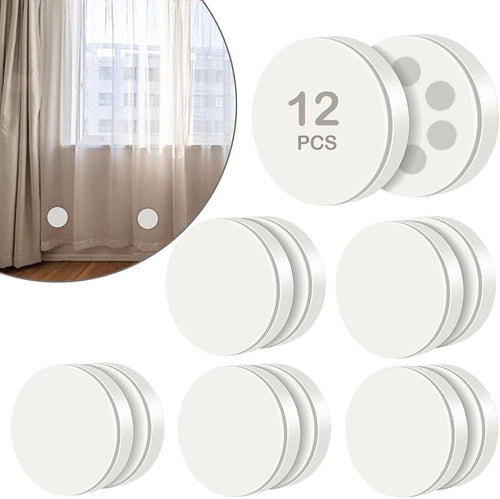 12 Pack Shower Curtain Weights, Rubber Covered Magnetic Curtain Weights by YixangDD