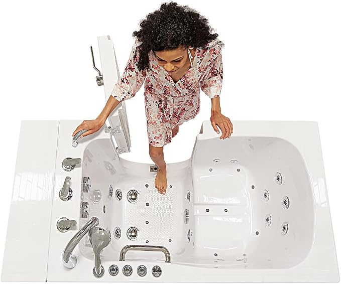 Ella Capri 30"x52" Acrylic Air and Hydro Massage Walk-In Bathtub - Image 2