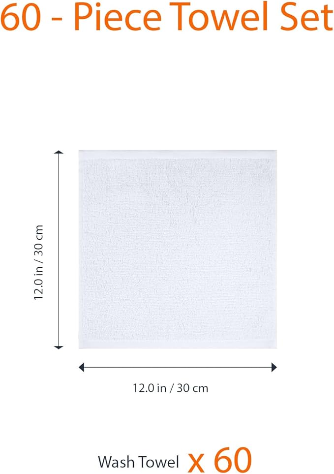 Amazon Basics Fast Drying Cotton Washcloths - Image 5