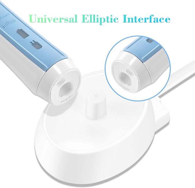 2 Pack Charger Replacement for Oral B Electric Toothbrush IO Series 3 4 5 6 - Image 2