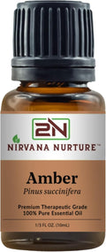 Amber Essential Oil 100% Pure Premium Therapeutic Grade by NirvanaNurture