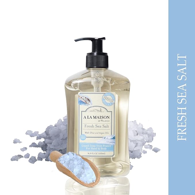 A LA MAISON French Liquid Hand Soap, Fresh Sea Salt - Image 3