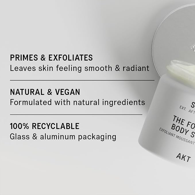 AKT The Foaming Body Scrub 8.4 Fl Oz, Skin Exfoliator, Body Scrub - Image 7