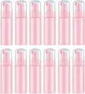 Lil Ray 2 Oz Empty Pink Foam Pump Bottle, Travel Foamer Soap Dispenser by LilRay