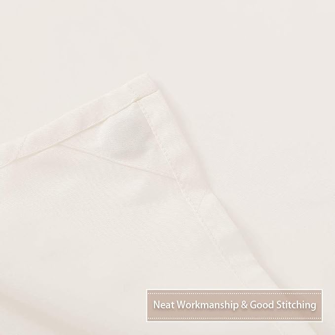 CAROMIO Hotel Quality 100% Waterproof Fabric Shower Curtain or Liner - Image 5