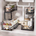 MIKEE Under Sink Organizer, 2 Tier Under Sink Organizers and Storage, Bathroom by Unknown
