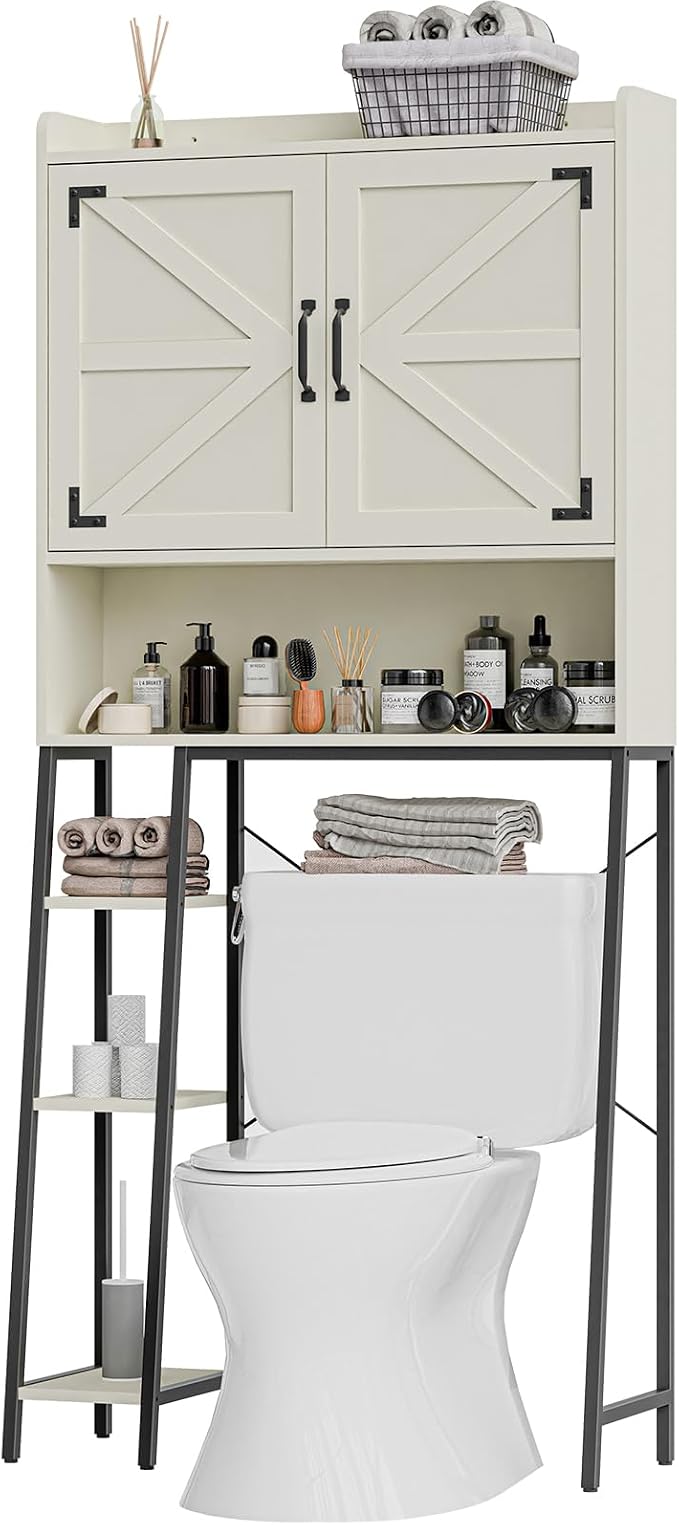 Vabches Over The Toilet Storage Cabinet, Farmhouse Storage Cabinet Over Toilet - Image 6