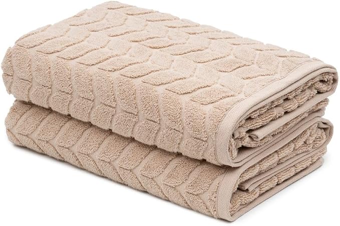 BAGNO MILANO Turkish Cotton Ultra-Soft Plush Absorbent Quick Dry Bathroom Towel by BagnoMilanoLuxurySoftness