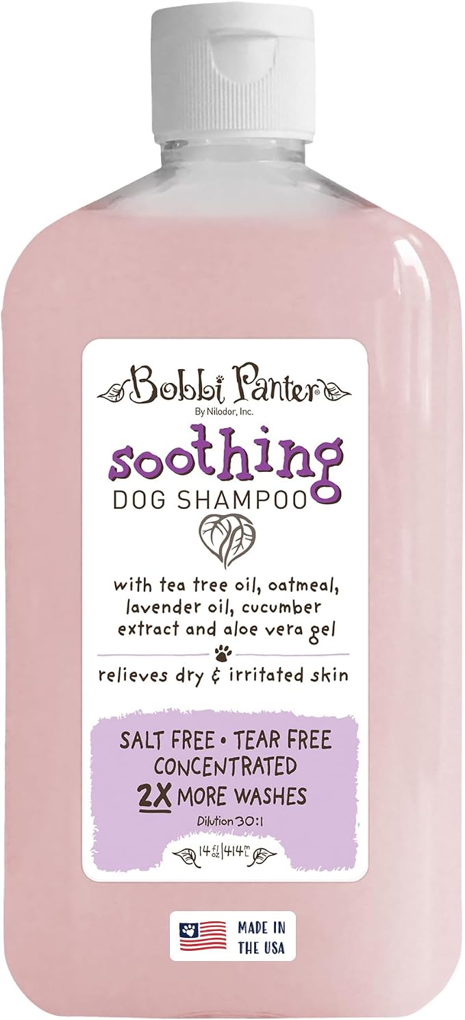 Bobbi Panter Soothing Dog Shampoo, Heals & Soothes Irritated Skin, Lavender by Arkwright