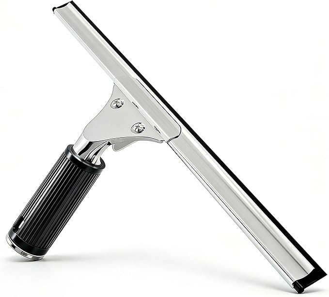 14-inch Squeegee for Shower Glass & Window Cleaning, Professional Stainless by MRDARENSU