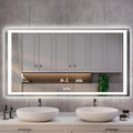 ISKM 51'' x 32'' LED Mirror for Bathroom Lighted Vanity Mirror for Wall Front by ISKM-IStillKeepMovin