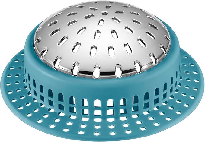 Shower Drain Hair Catcher, Shower Drain Cover, Bathtub Drain Hair Catcher by SayGoodbyetoHairClogging