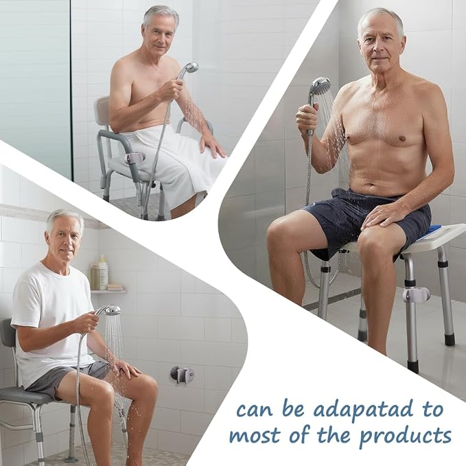 Shower Head Holder Attachment for Shower Chair, Universal Hand Shower Holder - Image 6