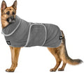 Tuff Pupper Fast Drying Dog Bath Robe | 800 GSM Plush Dog Towel by TuffPupper