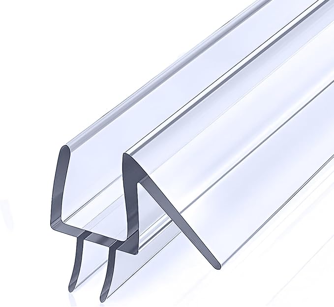 1/2" Frameless Glass Shower Door Bottom Sweep – 40" Ultra-Clear Drip Rail Seal by GASHardware