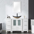 LUCKWIND 48" Bathroom Vanity Sink Combo, 24-inch Main Cabniet by LUCKWIND