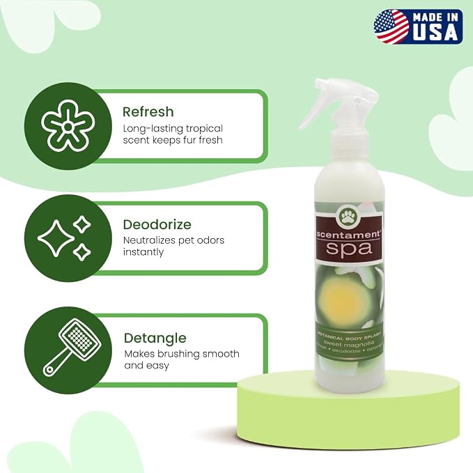 Best Shot Scentament Spa Botanical Body Splash Sweet Magnolia, 8 oz. - Image 2