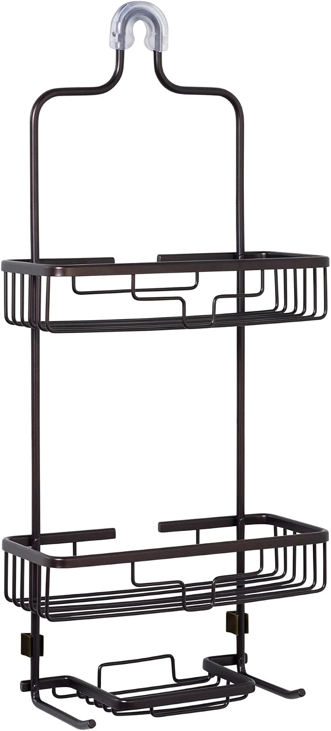 Zenna Home Rustproof Hanging Shower Caddy, Over the Shower Head Caddy - Image 4
