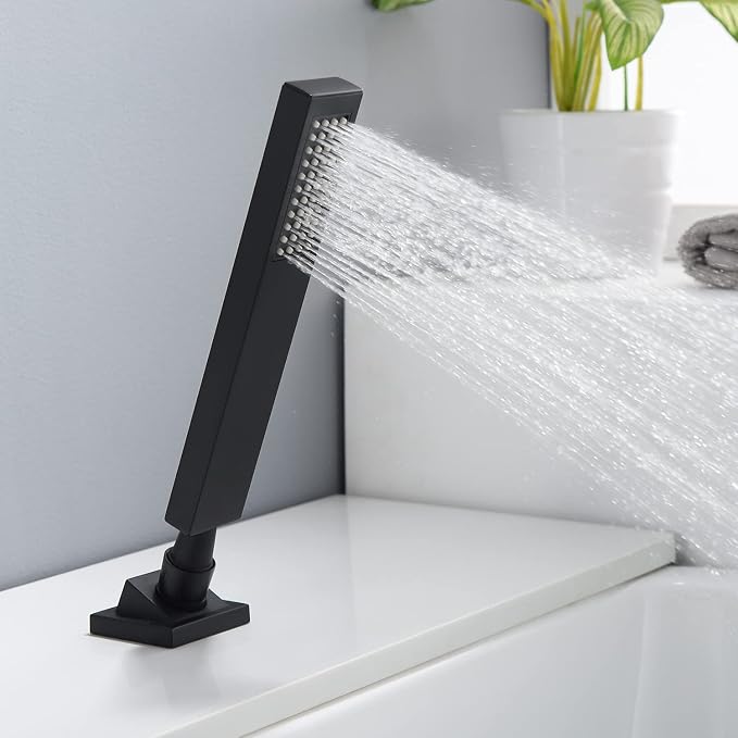 sumerain Black Roman Tub Faucet Waterfall Bathtub Faucet - Image 5